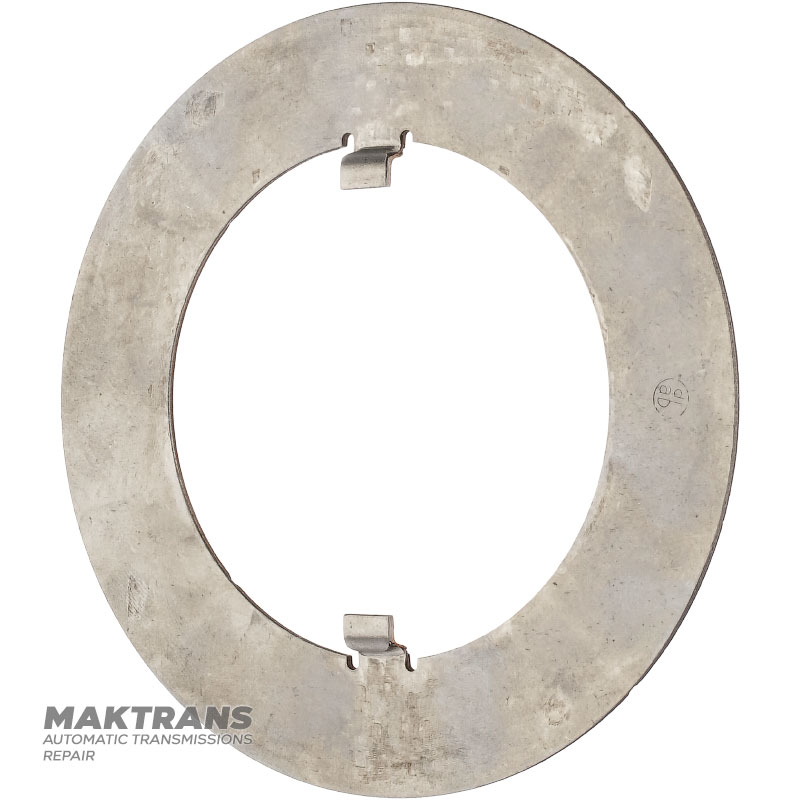 Podkładka przesuwna (bimetaliczna) FORD E4OD, 4R100 - 2 ramiona (szerokość 8,10 mm) wysokość 5,80 mm, grubość 1,60 mm, średnica zewnętrzna 116,70 mm, średnica wewnętrzna 76,15 mm