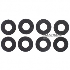 Zestaw podkładek papierowo-metalowych A4LD 8 szt. 8x19,7x1,1mm