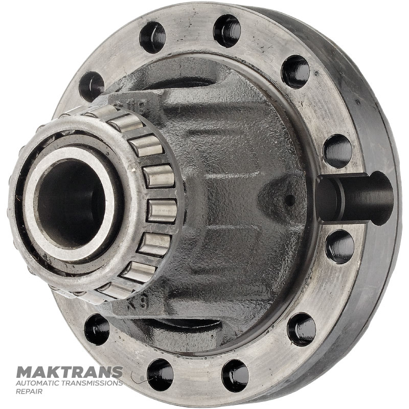 Przedni mechanizm różnicowy SUBARU CVT TR580 (Gen1) — bez przekładni hipoidalnej (wysokość całkowita 163 mm, średnica wewnętrzna pod półosią 30 mm, półoś z 25 wypustami)
