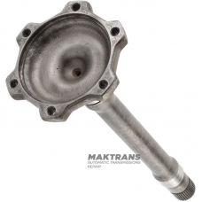 Kołnierz z wałem ZF 5HP19FLA - długość całkowita 364 mm, 37 rowków (Ø zewn. 30 mm), 01V409355