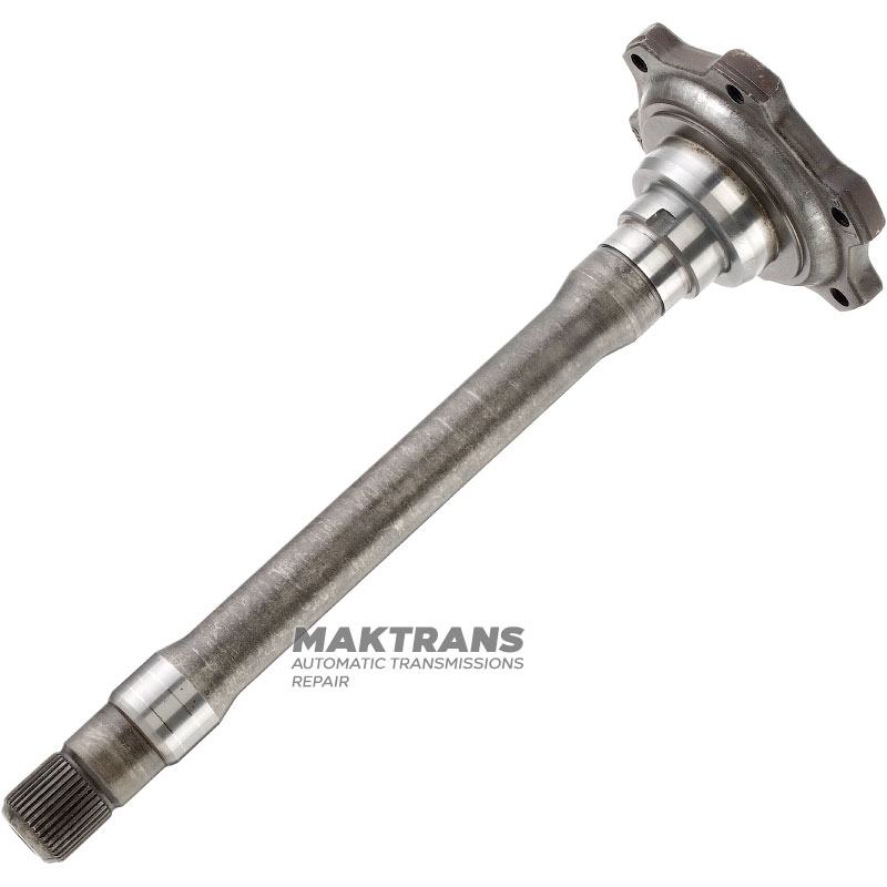 Kołnierz z wałem ZF 5HP19FLA - długość całkowita 364 mm, 37 rowków (Ø zewn. 30 mm), 01V409355