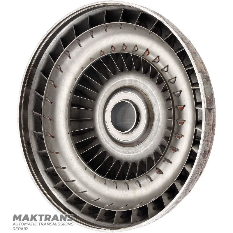 Koło pompy przekładni hydrokinetycznej FORD 5R110, 5R110W — średnica zewnętrzna, wysokość szyjki 116 mm, średnica zewnętrzna szyjki 50,65 mm