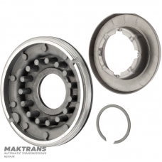 Tłok (aluminiowy) sprzęgła FORD 5R55N, 5R55S, 5R55W — XW4P-7A262-AA, wysokość całkowita 27 mm, średnica zewnętrzna 117,60 mm, średnica wewnętrzna 38,35 mm