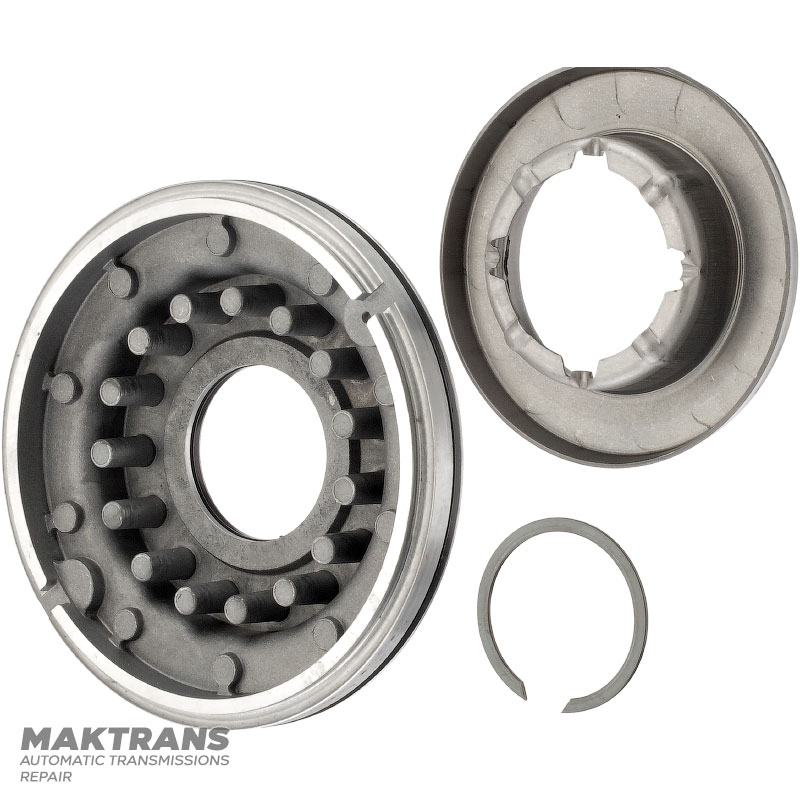 Tłok (aluminiowy) sprzęgła FORD 5R55N, 5R55S, 5R55W — XW4P-7A262-AA, wysokość całkowita 27 mm, średnica zewnętrzna 117,60 mm, średnica wewnętrzna 38,35 mm