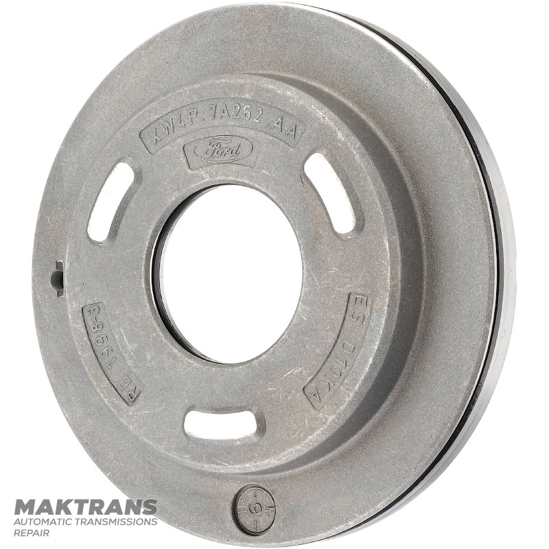Tłok (aluminiowy) sprzęgła FORD 5R55N, 5R55S, 5R55W — XW4P-7A262-AA, wysokość całkowita 27 mm, średnica zewnętrzna 117,60 mm, średnica wewnętrzna 38,35 mm