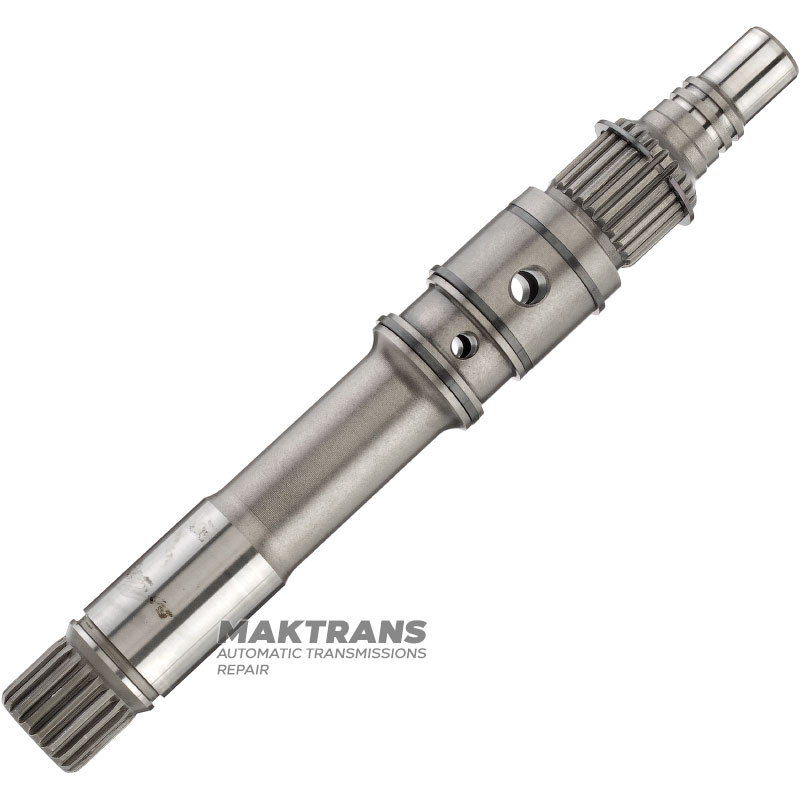 Wałek wejściowy sprzęgła JATCO CVT JF010E - długość wałka 204 mm, 20 rowków (Ø zewn. 21,45 mm), na 5 pierścieni dzielonych