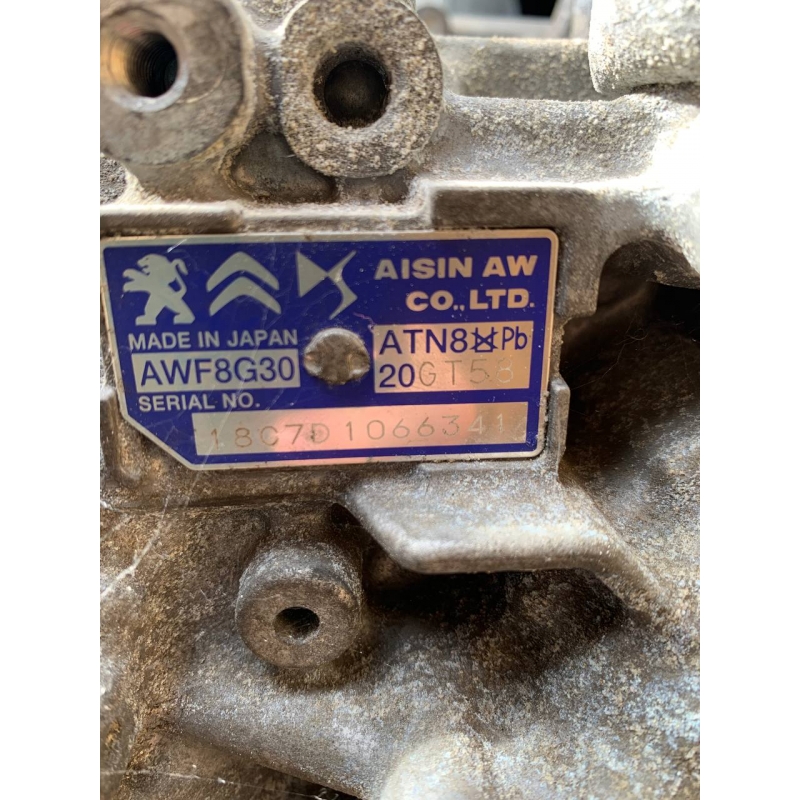 Zestaw automatycznej skrzyni biegów AISIN WARNER AWF8G30, 20GT58 — z przetwornikiem hydraulicznym 39A010