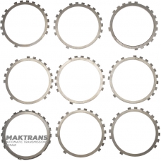 Komplet felg stalowych B4 / Low-Reverse Brake TOYOTA A750 E/F 3568404010 356940C010 3568904010 - 7 felg stalowych (grubość 1,80 mm), tarcza podporowa (grubość 9 mm)