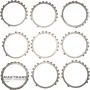 Komplet felg stalowych B4 / Low-Reverse Brake TOYOTA A750 E/F 3568404010 356940C010 3568904010 - 7 felg stalowych (grubość 1,80 mm), tarcza podporowa (grubość 9 mm)