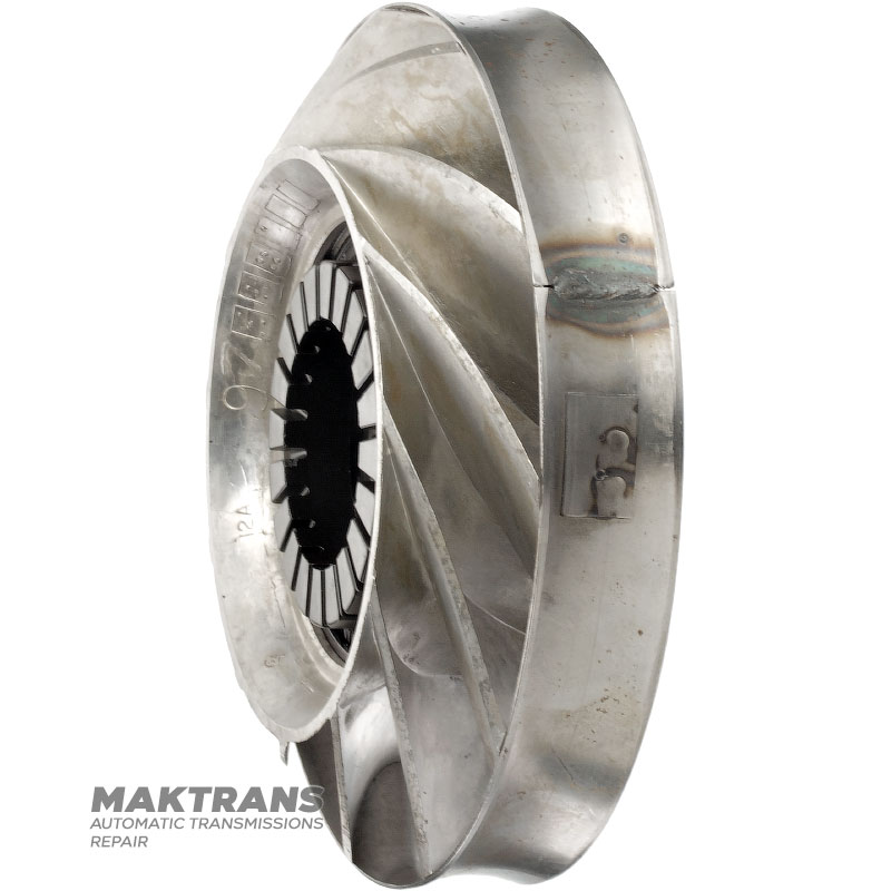 Koło konwertera momentu obrotowego FORD 5R110, 5R110W — średnica zewnętrzna 181,25 mm, wysokość 64 mm, 32 wypusty, F7AP-7937-AA, RF-E0AP-7934-AA