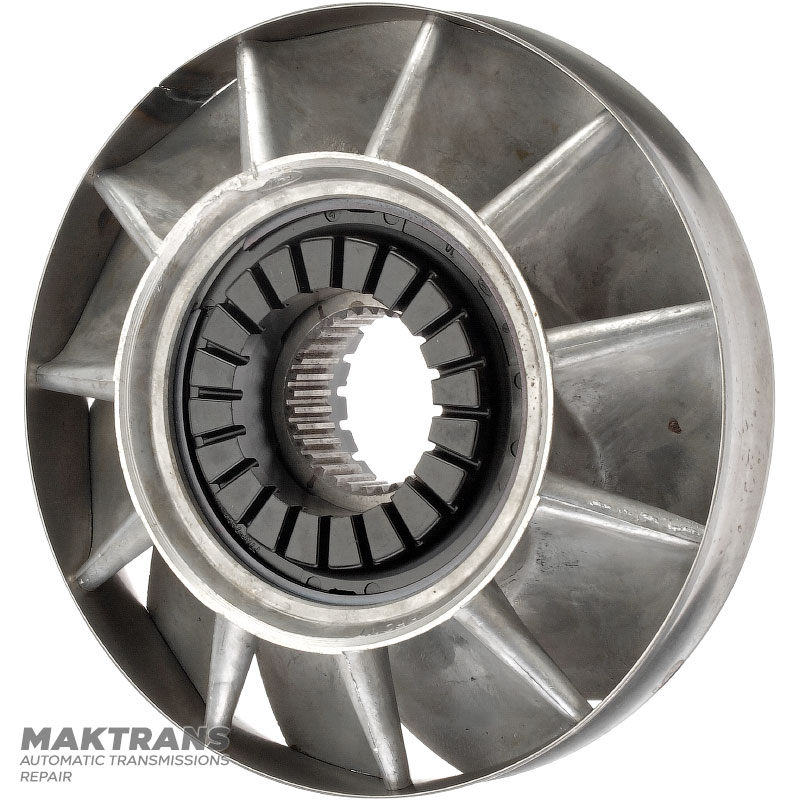 Koło konwertera momentu obrotowego FORD 5R110, 5R110W — średnica zewnętrzna 181,25 mm, wysokość 64 mm, 32 wypusty, F7AP-7937-AA, RF-E0AP-7934-AA