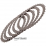 Zestaw tarcz ciernych Mercedes-Benz B2 Brake 722.6 - 5 tarcz ciernych, 68058315AA, 052108572AA, 52108572AA, A2212722326, A2202721726, A1402720026