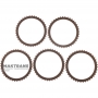 Zestaw tarcz ciernych Mercedes-Benz B2 Brake 722.6 - 5 tarcz ciernych, 68058315AA, 052108572AA, 52108572AA, A2212722326, A2202721726, A1402720026