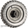 Wał wyjściowy, bęben sprzęgła D, koło planetarne #4 ZF 8HP70, 1102242079 - wysokość całkowita 233 mm, 4 satelity (37 zębów), 23 wielowypusty (Ø zewn. 30,80 mm, długość wielowypustu 50 mm), wyjmowane koło postojowe