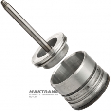 Tłok hamulca taśmowego AISIN WARNER TF80-SC, TF81-SC — (długość tłoczyska 103,45 mm, 3 wycięcia, średnica zewnętrzna tłoka 52,80 mm)