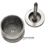Tłok hamulca taśmowego AISIN WARNER TF80-SC, TF81-SC — (długość tłoczyska 103,45 mm, 3 wycięcia, średnica zewnętrzna tłoka 52,80 mm)