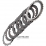 Zestaw tarcz ciernych i stalowych sprzęgła K3 Mercedes-Benz 722.6, 722.9 - 6 jednostronnych tarcz ciernych, całkowita grubość zestawu 12,80 mm (16 mm)