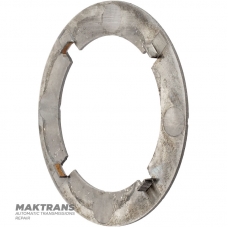 Podkładka ślizgowa (bimetaliczna) tylnego koła planetarnego FORD E4OD, 4R100 — E9TZ-7A166-A, 4 nogi (szerokość nogi 7,40 mm), wysokość 5,55 mm, grubość 1,60 mm, średnica zewnętrzna 95,60 mm, średnica wewnętrzna 66,15 mm