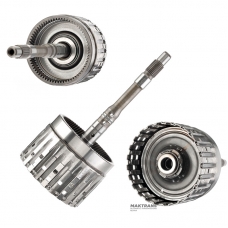 Wałek wejściowy, E Kosz sprzęgła (pusty, bez tarcz) FORD 6R60, 6R75, 6R80 - wysokość całkowita 312 mm, 71 zębów (średnica zewnętrzna 136,05 mm), do 6 tarcz ciernych, 9L2B-7L668-AA