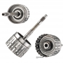 Wałek wejściowy, E Kosz sprzęgła (pusty, bez tarcz) FORD 6R60, 6R75, 6R80 - wysokość całkowita 312 mm, 71 zębów (średnica zewnętrzna 136,05 mm), do 6 tarcz ciernych, 9L2B-7L668-AA
