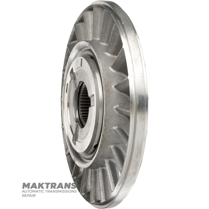 Koło przekładni hydrokinetycznej FORD 4F27E / MAZDA FN4A-EL — oznaczenie obudowy 6B63, średnica zewnętrzna 160,45 mm, 38 wypustów