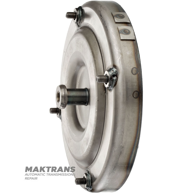 Osłona przednia przekładni hydrokinetycznej ZF 6HP26, 6HP26X – wysokość pilota 29 mm (średnica zewnętrzna 34,90 mm), 4 otwory montażowe, 4168025549, 001256, F77