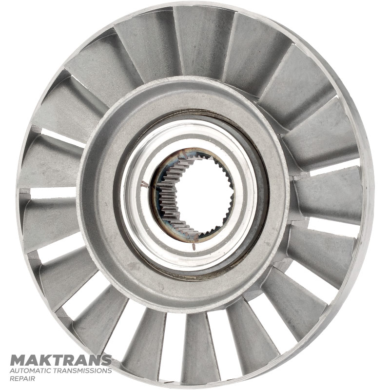 Koło turbiny przekładni hydrokinetycznej ZF 5HP19 - oznaczenie 0711371099, wysokość całkowita 41 mm, średnica zewnętrzna 169,50 mm, 36 rowków