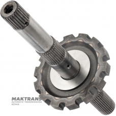 Wał wyjściowy (z kołem postojowym) FORD E4OD, 4R100 - długość wału 363 mm, 31 wielowypustów (średnica zewnętrzna 34,45 mm, długość wielowypustu 74 mm)