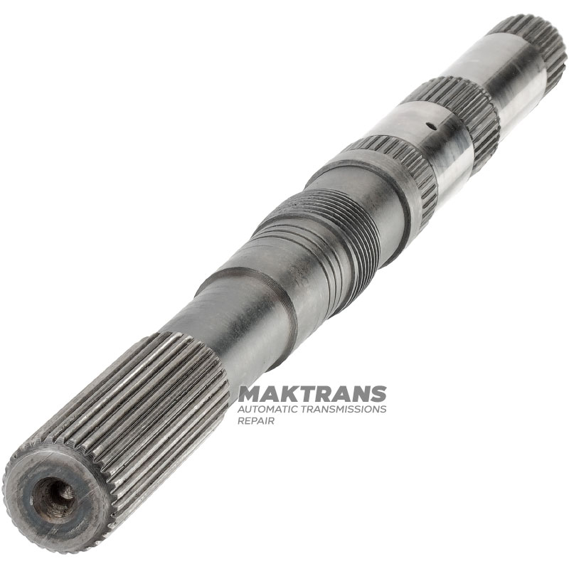 Wał wyjściowy (bez koła postojowego) FORD E4OD, 4R100 - długość wału 508 mm, 31 wielowypustów (średnica zewnętrzna 34,45 mm, długość wielowypustu 96 mm)