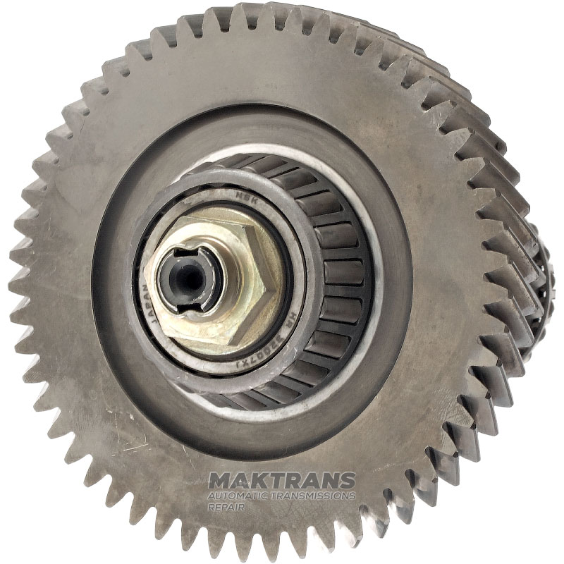 Wał pośredni mechanizmu różnicowego JATCO JF404 / RE4R05A 001323855B — 20 zębów (średnica zewnętrzna 56 mm) / 53 zęby (średnica zewnętrzna 126,75 mm)