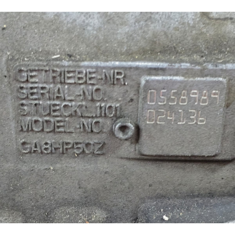 Zestaw automatycznej skrzyni biegów (z konwerterem momentu obrotowego, bez skrzyni rozdzielczej) ZF 8HP50, GA8HP50Z (4WD) — 1101024136, 1101401098 (Alfa Romeo Stelvio (949) 2.2d 16V 180 Q4)