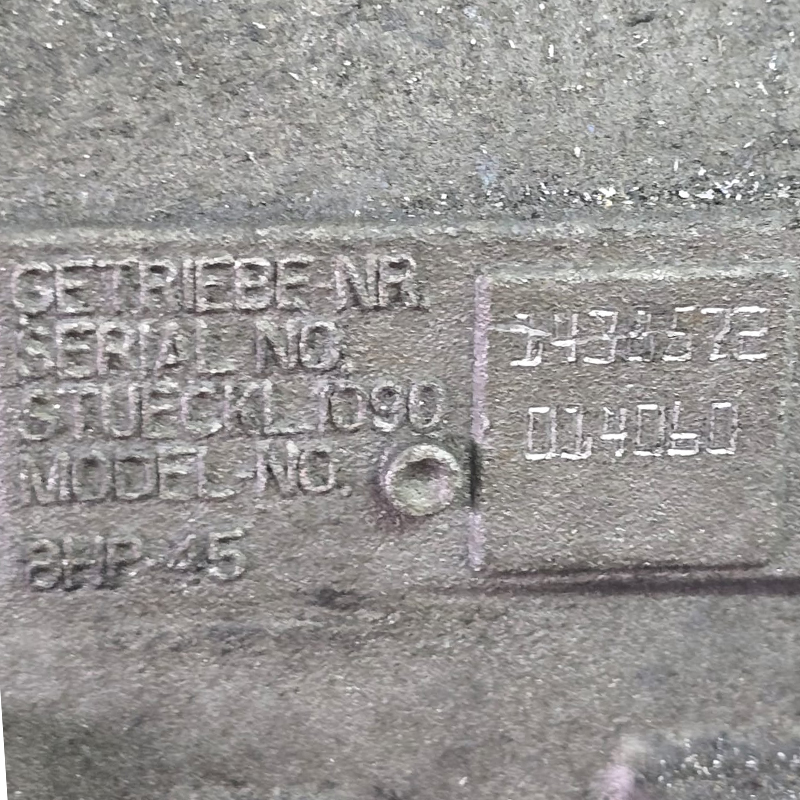 Komplet automatycznej skrzyni biegów (bez konwertera momentu obrotowego) ZF 8HP45 (2WD) - oznaczenie WH8, 1090014060, 1090016177 (BMW X1 (E84) sDrive 20d 2.0 16V)