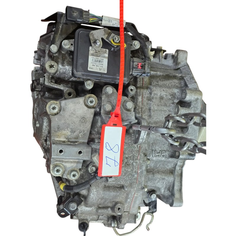 Zestaw automatycznej skrzyni biegów (z konwerterem momentu obrotowego 38A020) TF-71SC, AT6, 20GE13 — 9807418780, 9805925180, Citroen C3, TCM 9805709280