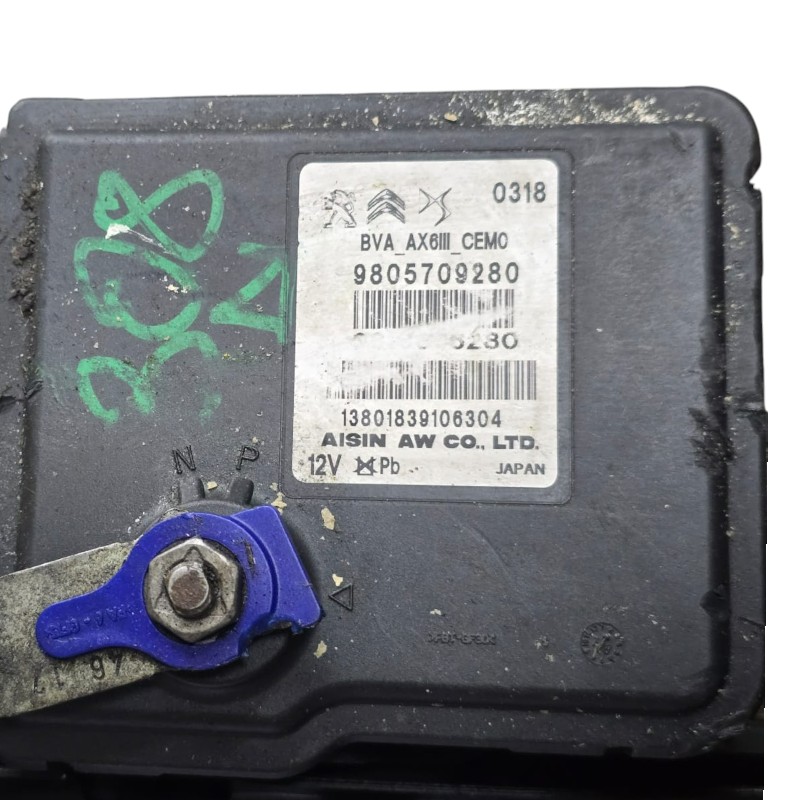 Zespół automatycznej skrzyni biegów (z przetwornikiem momentu obrotowego) TF-71SC (2WD), AT6, 20GE23 — 9810676280, Pegueot 308, 508, TCM 9805709280