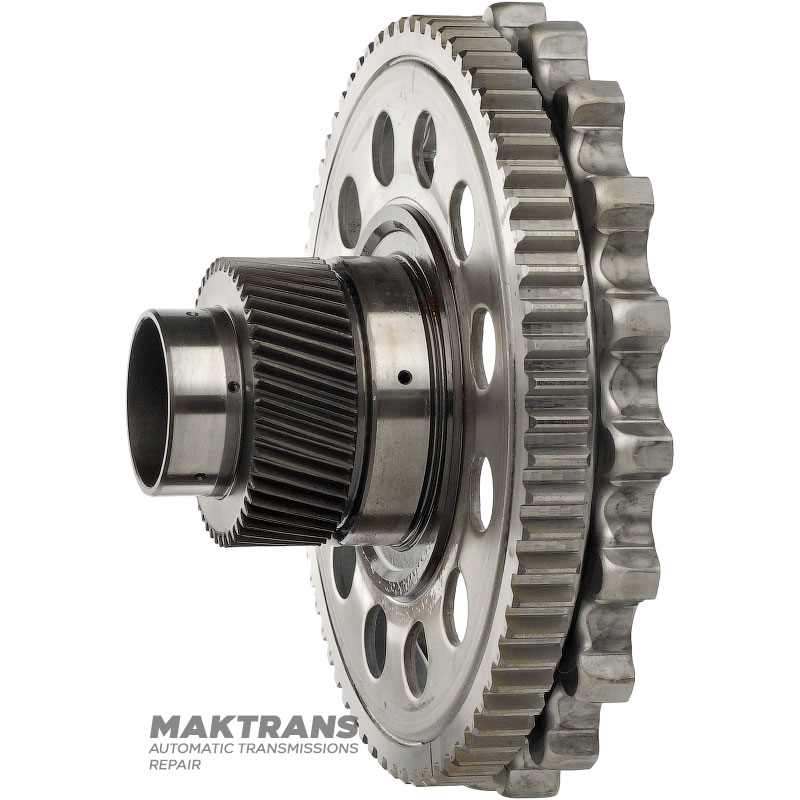 Wał odbioru mocy (PTO) / Koło słoneczne planetarne P1 NISSAN RE6R01A / AISIN WARNER A466ND - Koło słoneczne 49 zębów (Ø 75,80 mm), Koło wału odbioru mocy 69 zębów (Ø 203,90 mm)