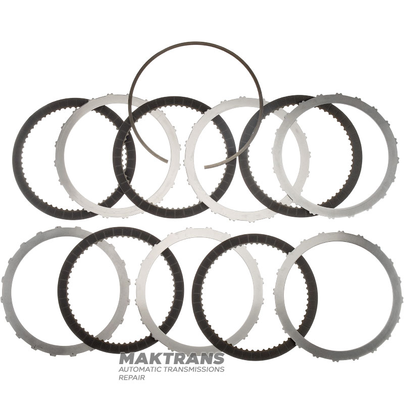 Kosz sprzęgła K2 NISSAN RE6R01A / AISIN WARNER A466ND - całkowita wysokość bębna 101 mm, 5 tarcz ciernych (wysokość od tłoka do ogranicznika 30 mm)