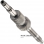 Wał z kołami słonecznymi P2 / P3 NISSAN RE6R01A / AISIN WARNER A466ND - całkowita długość wału, koło słoneczne P2 38 zębów (Ø zewn. 61,35 mm), koło słoneczne P3 31 zębów (Ø zewn. 49,80 mm)