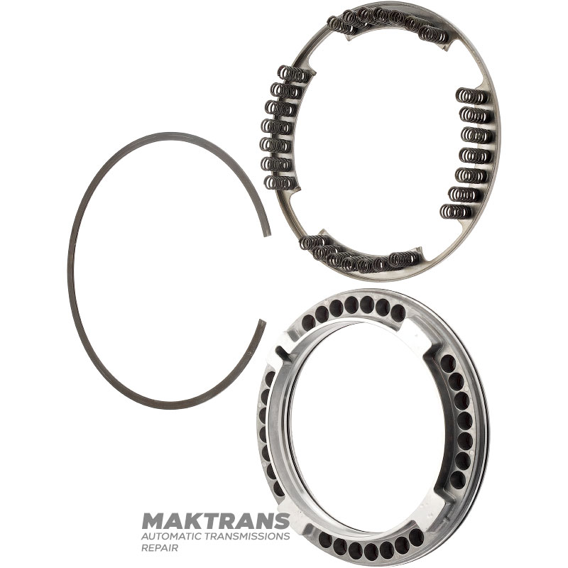 Tłok ze sprężyną powrotną B1 Hamulec NISSAN RE6R01A / AISIN WARNER A466ND - całkowita wysokość tłoka 33,70 mm, średnica zewnętrzna 202,30 mm, głębokość ustawienia 152,45 mm