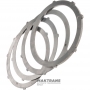 Zestaw felg stalowych Ford 4R100 Overdrive Clutch - 1 x koło zapasowe 8,15 mm, 3 x koła stalowe 2,05 mm