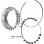 Tłok ze sprężyną powrotną B2 Hamulec TOYOTA / LEXUS Hybrid PC60 - wysokość całkowita 57 mm, Ø zewnętrzna 185,20 mm, Ø wewnętrzna 137,80 mm