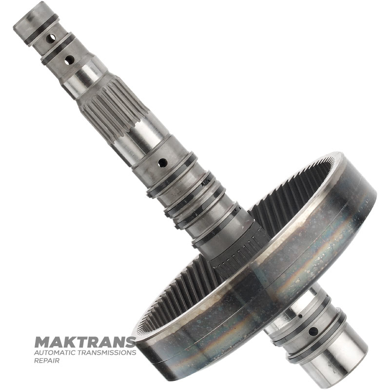 Wał wejściowy TOYOTA / LEXUS Hybrid PC60 - długość całkowita wału 220 mm, pierścień zębaty 82 zęby (Ø zewn. 131,10 mm)