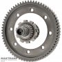 Mechanizm różnicowy JATCO JF015E jest wałem pośrednim o 17 zębach (Ř zewn. 60,55 mm), 66 zębach (Ř zewn. 206,85 mm)