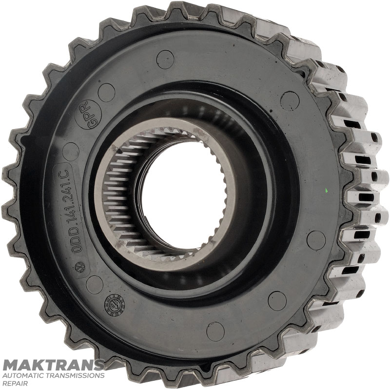 Piasta sprzęgła K2 VAG eHybrid 0DD DQ400 — 0DD141040D, wysokość piasty 31,55 mm, średnica zewnętrzna 100,70 mm, 40 rowków