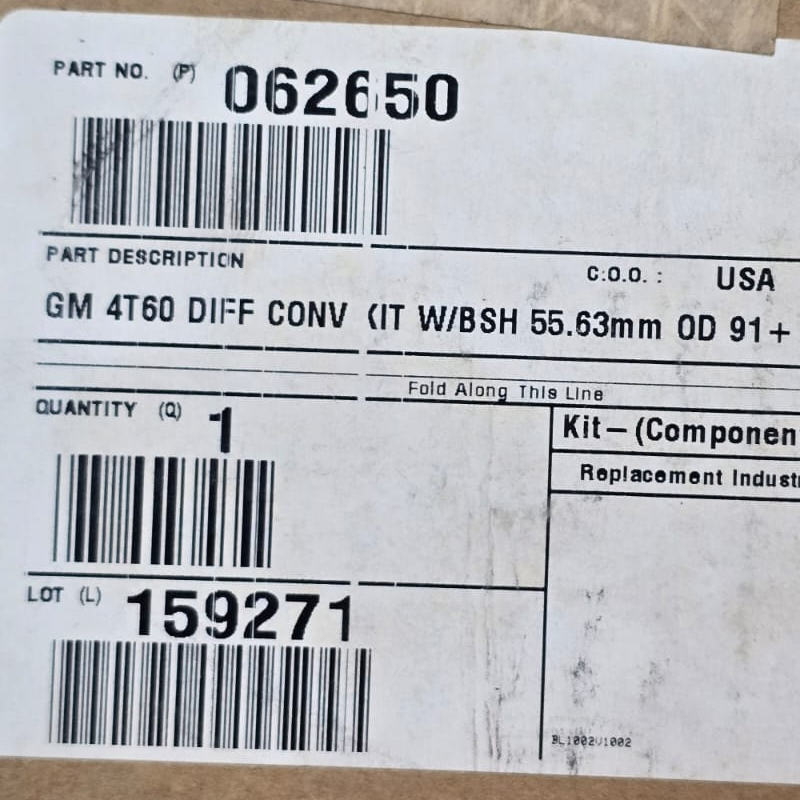 Zestaw zębatek mechanizmu różnicowego GM 4T60 - 22 zęby (Ø zewn. 55,63 mm)