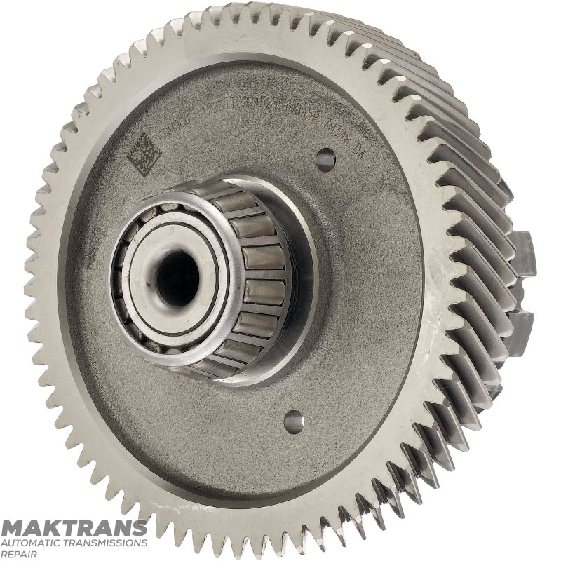 Wał pośredni mechanizmu różnicowego FORD 6F50N, 6F55N — 17 zębów (5 zębów, średnica zewnętrzna 71,45 mm), 68 zębów (średnica zewnętrzna 164,40 mm, szerokość 26,75 mm)