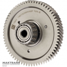 Wał pośredni mechanizmu różnicowego FORD 6F50N, 6F55N — 18 zębów (2 nacięcia, średnica zewnętrzna 75,25 mm), 68 zębów (średnica zewnętrzna 164,30 mm, szerokość 22,10 mm)