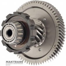 Wał pośredni mechanizmu różnicowego FORD 6F50N, 6F55N — 18 zębów (2 nacięcia, średnica zewnętrzna 75,25 mm), 68 zębów (średnica zewnętrzna 164,30 mm, szerokość 22,10 mm)