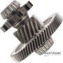 Wał pośredni mechanizmu różnicowego FORD 6F50N, 6F55N — 18 zębów (2 nacięcia, średnica zewnętrzna 75,25 mm), 68 zębów (średnica zewnętrzna 164,30 mm, szerokość 22,10 mm)