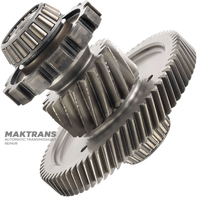 Wał pośredni mechanizmu różnicowego FORD 6F50N, 6F55N — 19 zębów (3 nacięcia, średnica zewnętrzna 78,70 mm), 68 zębów (średnica zewnętrzna 164,35 mm, szerokość 22,15 mm)
