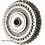 Wał wejściowy, bęben sprzęgła Overdrive VAG 09H, AQ451 (skrzynia biegów 8-biegowa) - całkowita długość wału 142 mm, 23 wypusty (Ø zewn. 23,40 mm), 5 tarcz ciernych